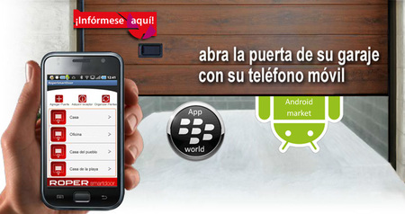 Con Roper Smartdoor nuestro móvil se convierte en el mando del garaje