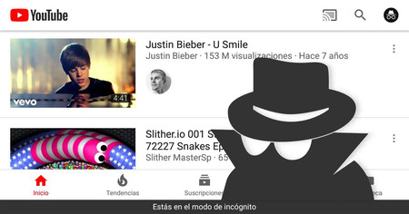 YouTube ya tiene modo incógnito en Android: cómo funciona y para qué sirve
