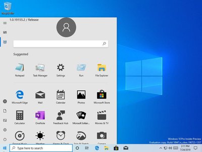Un descuido de Microsoft revela por error un nuevo menú Inicio de Windows 10 en el que dice adiós a los 'Live Tiles'