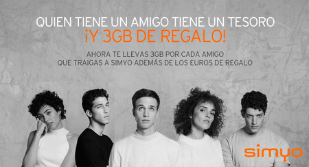 Simyo refuerza su plan de recompensas para seguir creciendo: hasta 20 euros y 3 GB por cliente captado