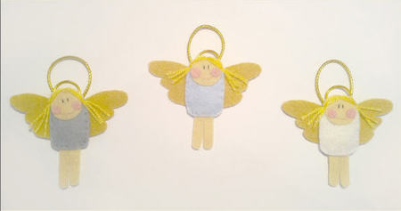 Angelitos árbol de Navidad
