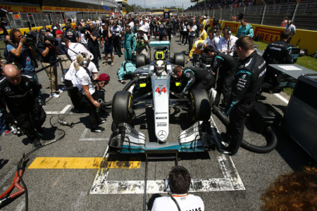 Lewis Hamilton Salida Gp Espana