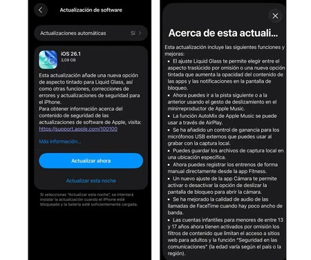 Actualizacion Ios 261