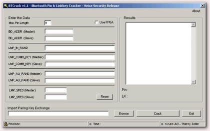 BTCrack, interceptando comunicaciones por Bluetooth