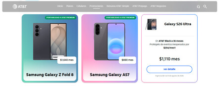 Att Galaxy Fold8 Mexico