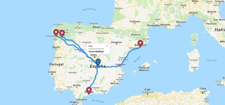 Caminar a partes iguales: esta web calcula el punto intermedio entre otra persona y tú 