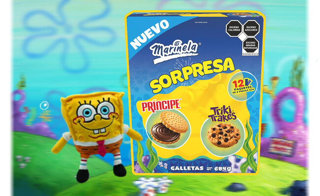 Caja Galletas Marinela Peluche Sorpresa Bob Esponja Principe Triki Trakes Amazon Mexico Mega Ofertas Descuentos
