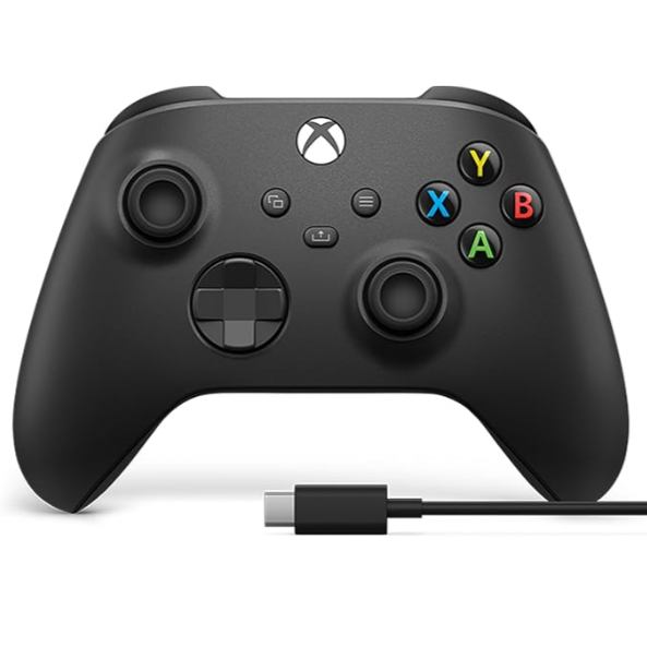 Controle Sem Fio Microsoft Xbox + Cabo USB-C - Xbox