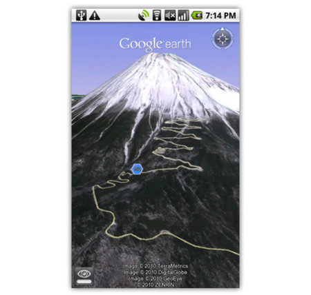 Google Earth disponible para Android 2.1