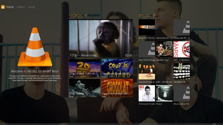 Los desarrolladores de VLC para Windows 8 comparten muchas más capturas de la aplicación