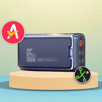 Esta pila portátil es tan potente que puede cargar tu celular, tablet o laptop: tiene 30,000 mAh de capacidad