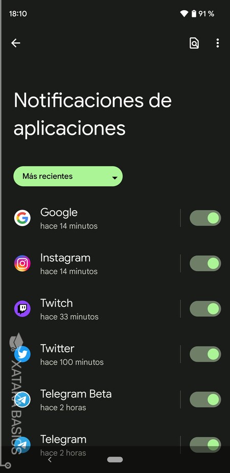 Notificaciones Apps