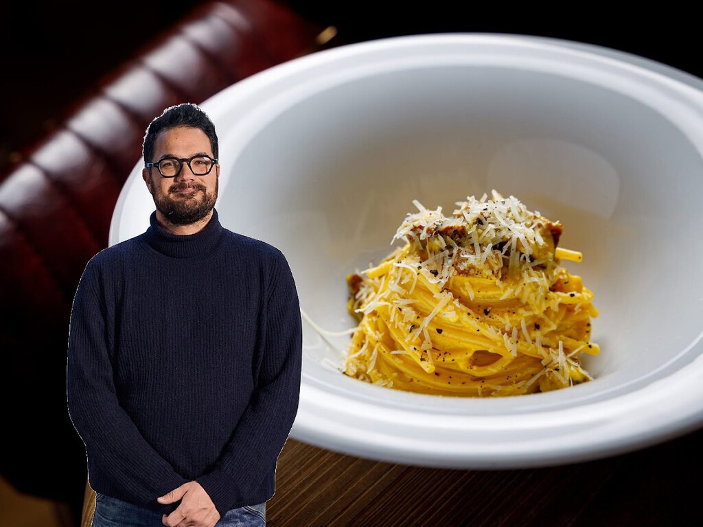 Luciano Monosilio, el chef rey de la carbonara: “Se necesitan 50 g de guanciale y 1 yema por cada 70 g de pasta. El secreto es un baño maría de huevo y queso”