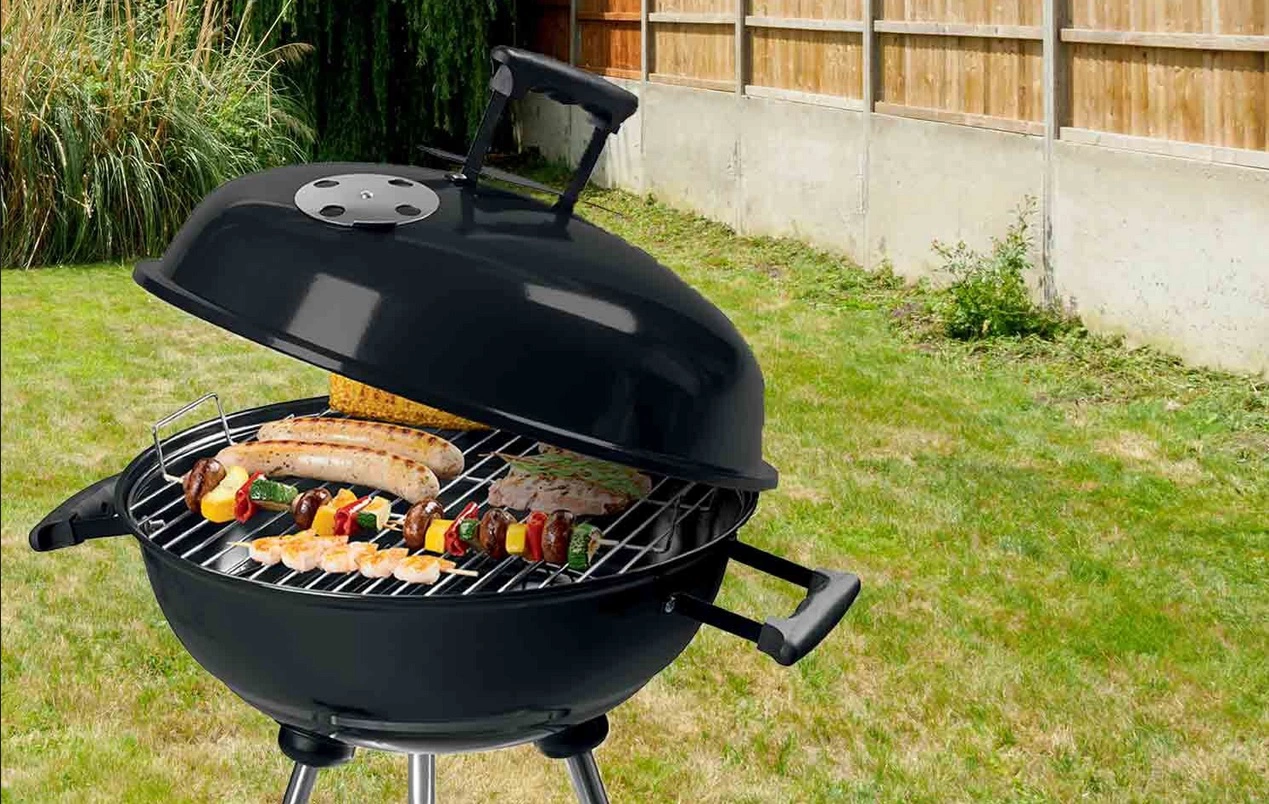 Barbacoa redonda de carbon Ø 43 cm