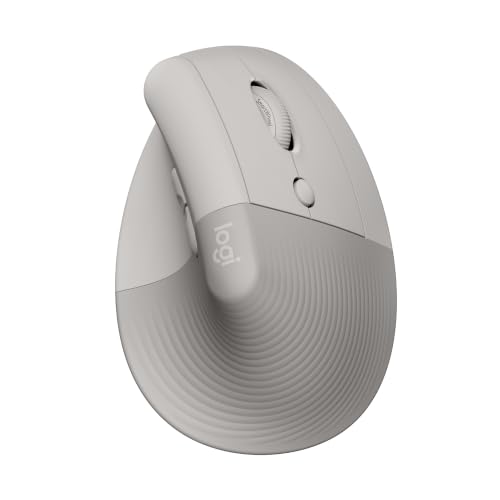 Logitech Lift Ratón Ergonómico Vertical, Inalámbrico, Bluetooth o Receptor Logi Bolt USB, clics Silenciosos, 4 Botones, Compatible con Windows/macOS/iPadOS, portátil, PC - Arena