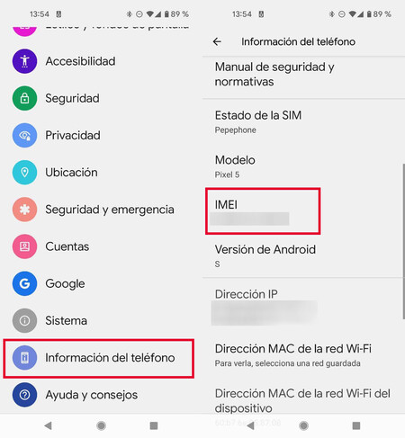 IMEI Android