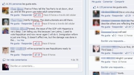 Facebook está probando a ordenar los comentarios en base a su popularidad y a las respuestas que reciben