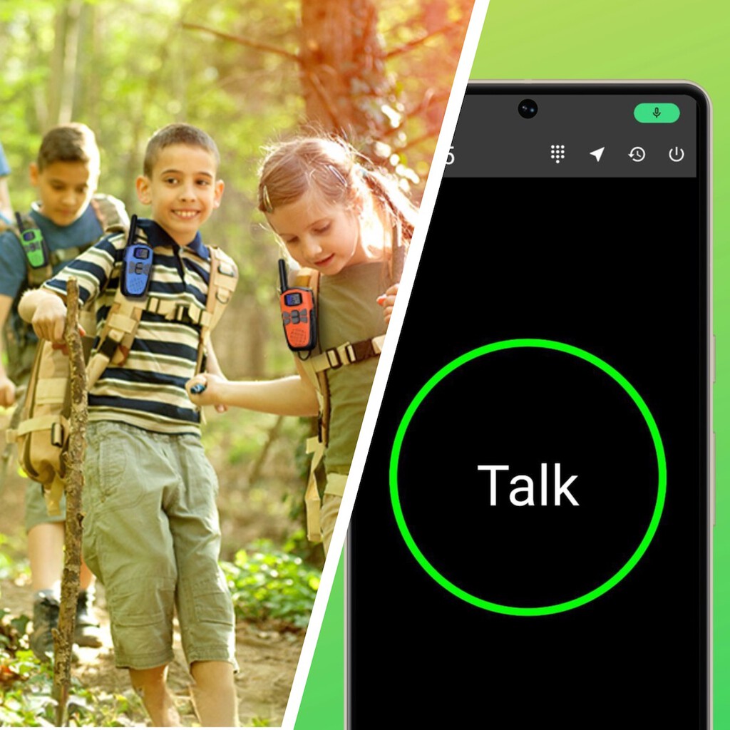 Tenía dos móviles Android viejos que ya no usaba: los he convertido en walkie talkie para que jueguen mis sobrinas