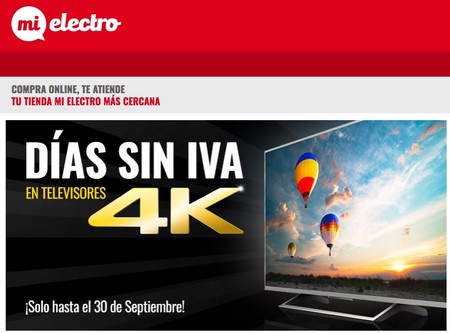 Días Sin IVA en televisores 4K en MiElectro: las siete mejores ofertas