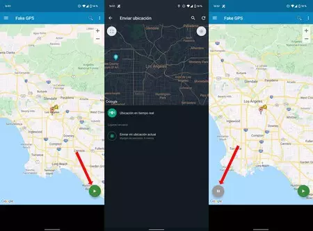 Whatsappの偽の位置情報