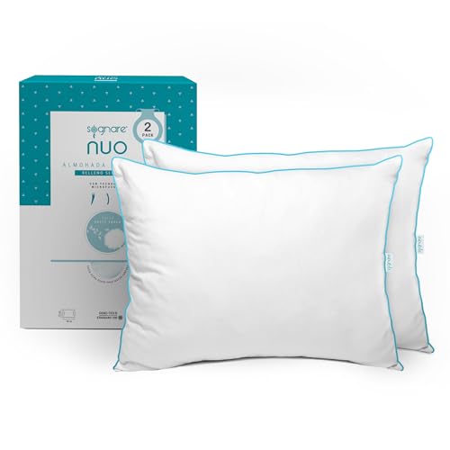 Sognare Nuo Almohada 2 Pack Tamaño Estándar Relleno Semi Firme
