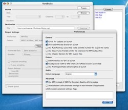 Nuevo HandBrake 0.8.5b1, ahora con soporte para AppleTV y PlayStation 3