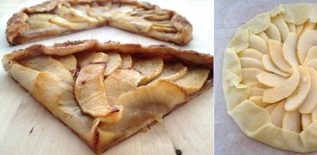 Mini galette de manzana. Receta con sobras