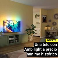Esta tele Philips de 50 pulgadas con Ambilight cuesta ahora menos de 300 euros en PcComponentes