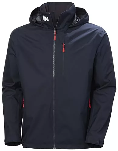 Helly Hansen Hombre Chaqueta Crew con Capucha, Azul Marino, L