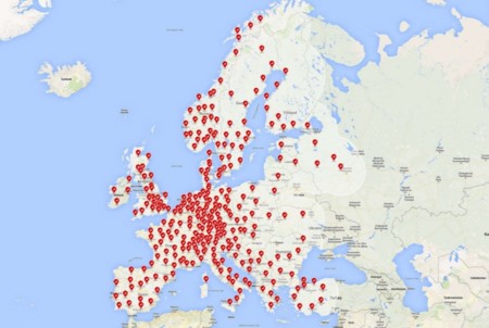 Europa Supercargadores 2016