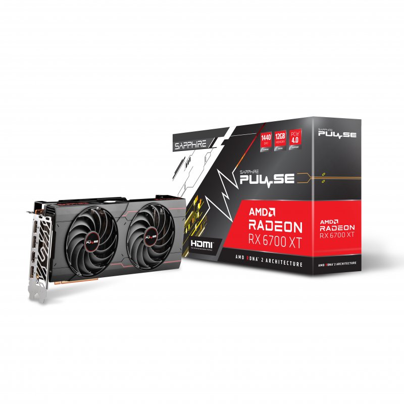 Sapphire Pulse AMD Radeon RX 6700 XT 12GB GDDR6