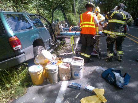 Ford Explorer Accidente de Pintura