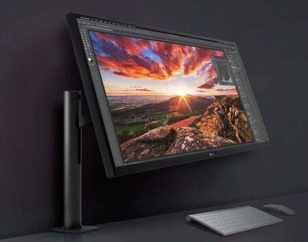 LG 27UN880-B: monitor 4K HDR con AMD FreeSync que puede colocarse casi de cualquier posición
