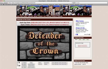Juega a los mejores juegos del Apple II desde tu navegador