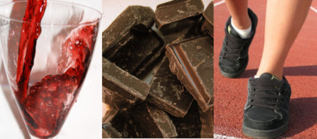 Ejercicio, chocolate y vino tinto: la fórmula para retrasar el envejecimiento