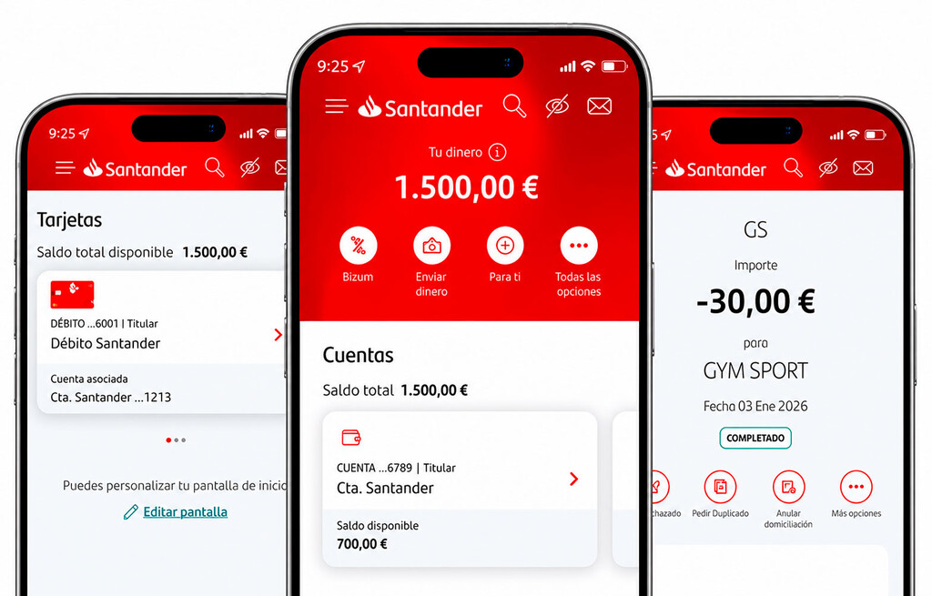 Problemas al hacer un Bizum en el Banco Santander: una incidencia afecta al servicio