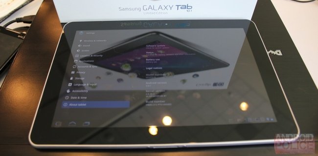 Samsung Galaxy Tab 10.1 edición limitada Google I/O