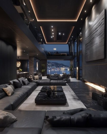 Interior do iate Obsidian Horizon. Créditos: Divulgação