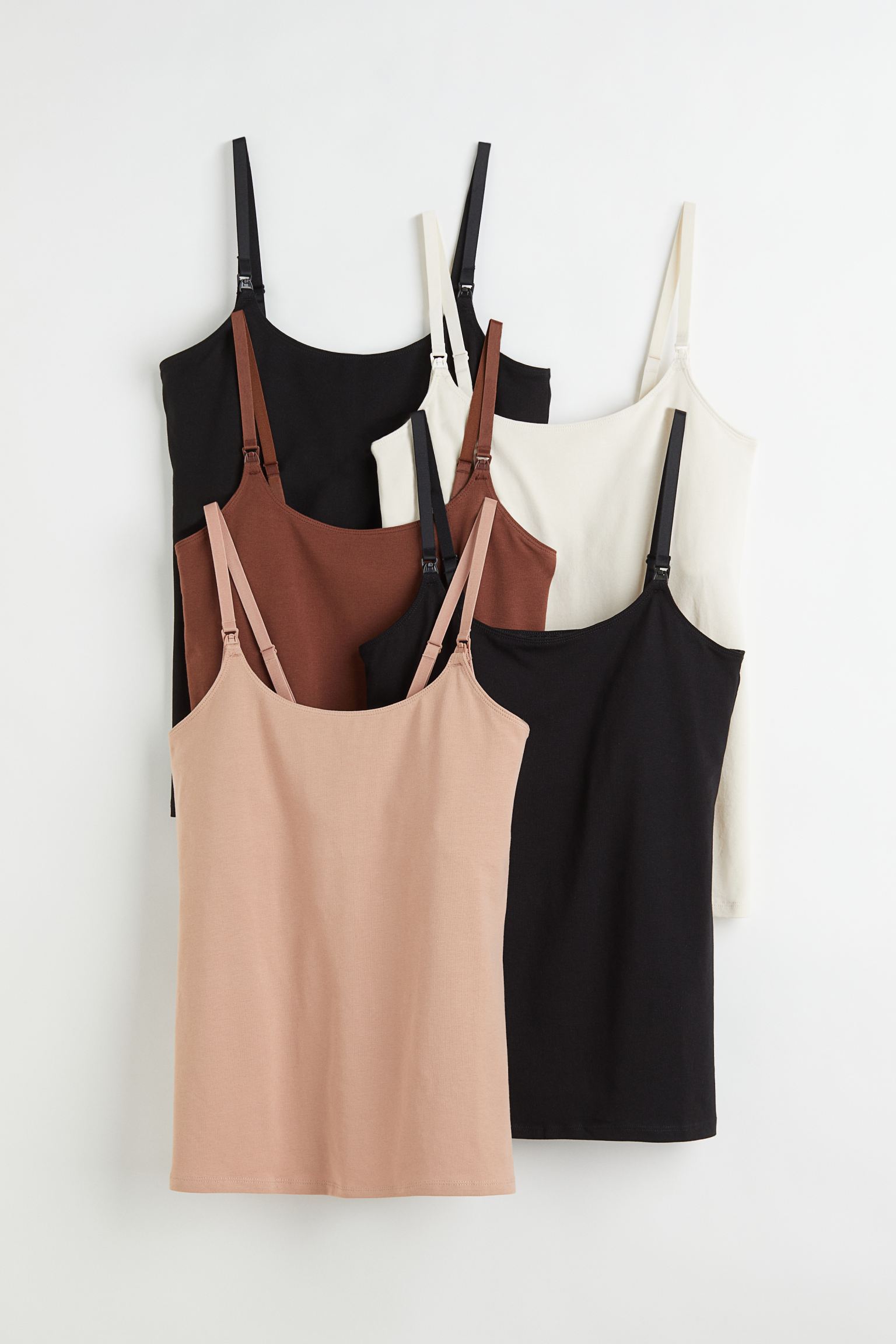 Pack de 5 camisetas de lactancia