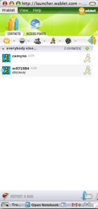 Probando wablet, nuevo webmessenger en fase alpha privada