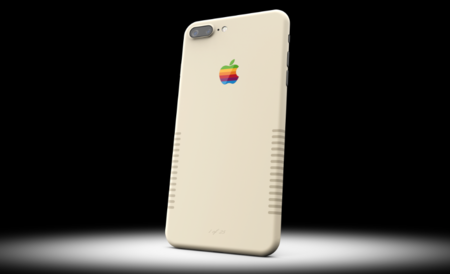Este iPhone 7 Plus está totalmente personalizado para que parezca un Mac clásico