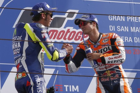 Dani Pedrosa Valentino Rossi Misano 2016 Motogp