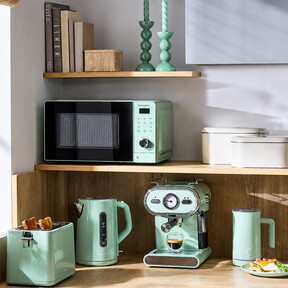 Lidl tiene este microondas en color pastel por menos de 50 euros: de 20 litros y con 700 W de potencia