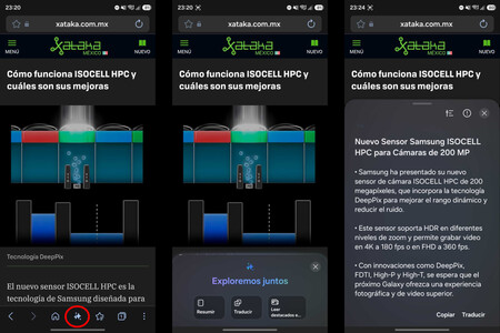 Samsung Galaxy IA Estudiantes Navegador Funciones