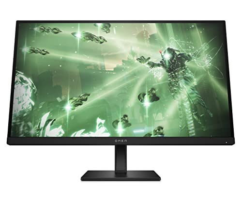 HP OMEN 27q - Monitor Gaming 27" QHD (2560 x 1440 a 165 Hz, IPS, 16:9, 1ms, HDMI, Antirreflejo, HDR, DisplayPort, AMD FreeSync Premium, Compatible con Consolas, Altura e Inclinación Ajustable) Negro