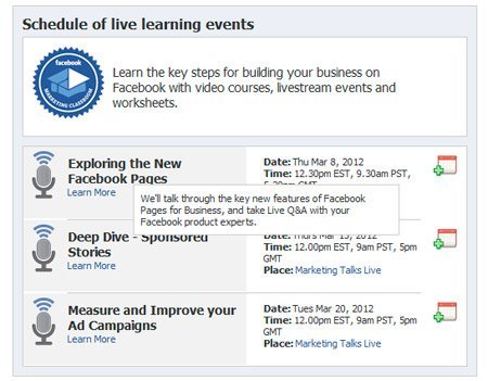 Facebook ofrece clases de marketing para que las marcas se adapten a las nuevas páginas