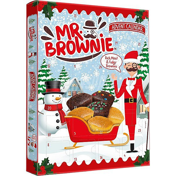 CALENDARIO DE ADVIENTO CON BROWNIES