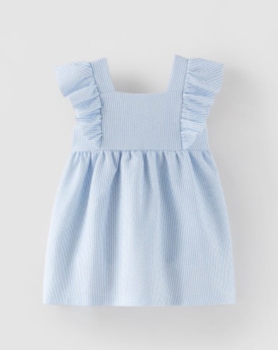 VESTIDO JACQUARD RAYAS