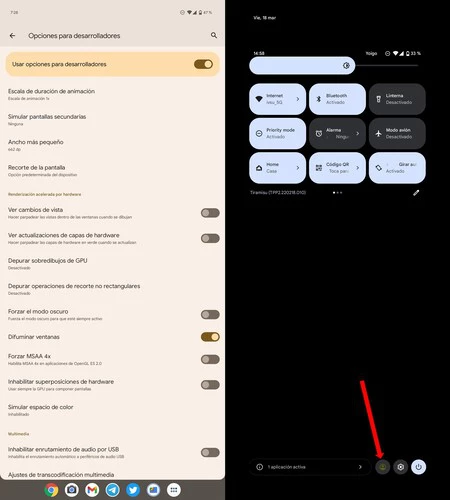タブレットに最適なインターフェイスには、クイック コネクタ領域でのユーザー切り替えという副作用があります。