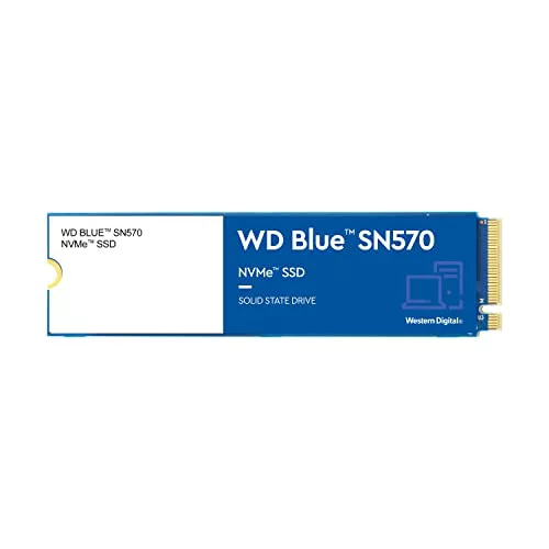 Disco duro SSD 2 TB Western Digital WD Blue SN570 NVMe SSD Lectura 3500 MB/s
